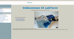 Desktop Screenshot of labterm.dk