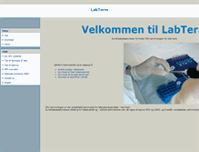 Tablet Screenshot of labterm.dk